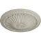 Ekena Millwork Alexa Ceiling Medallion (Fits Canopies up to 3"), Hand-Painted Pot of Cream Crackle, 15"OD x 1 3/4"P CM14AXPCC - alternate 3